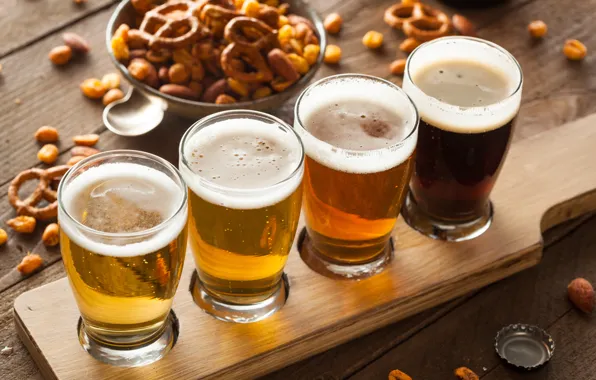 Beer, foam, Alcohol, barley, different types of beer