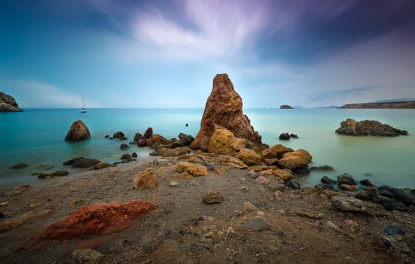 Природа, Берег, Камни