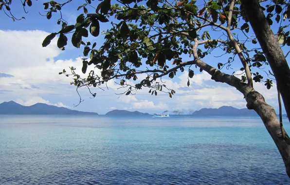 Природа, океан, вид, Thailand, лагуна