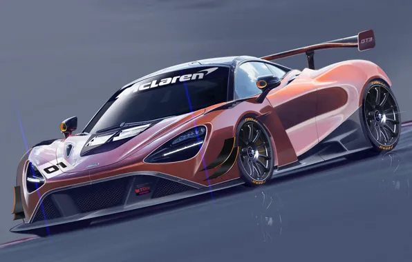 Картинка Concept, GT3, art, McLaren 720S