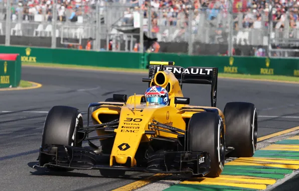 Картинка Рено, Formula 1, Передок, Jolyon Palmer, Renauult