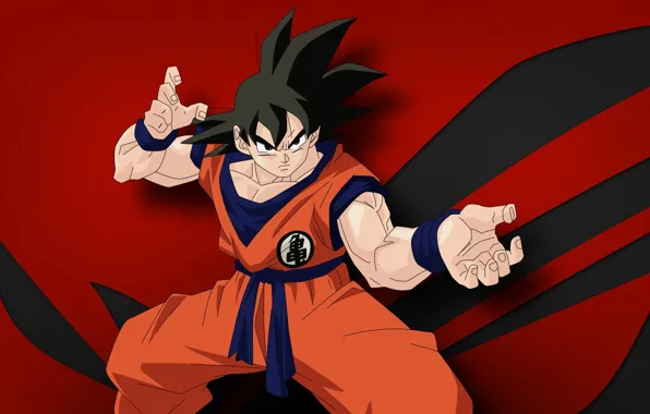Red, game, anime, power, Asus, hero, martial artist, manga