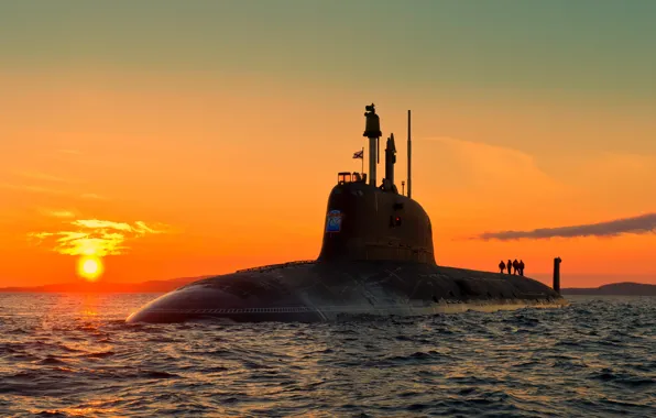Лодка, подводная, вмф, атомная, проект 885, северодвинск