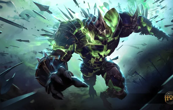Магия, доспехи, hon, схватка, Heroes of Newerth, Adrenaline, Blade of Blackwal