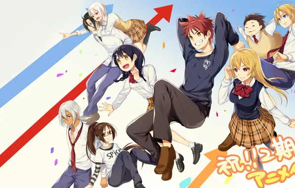 Anime, manga, japanese, Shokugeki no Souma