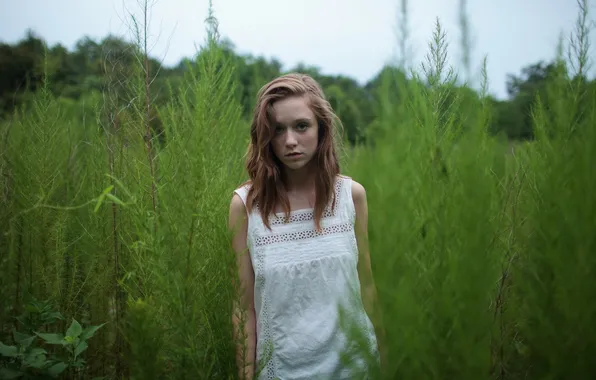 Девушка, природа, фон