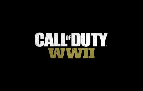 Logo, game, Call Of Duty, Call Of Duty: WW2, Call Of Duty WW2