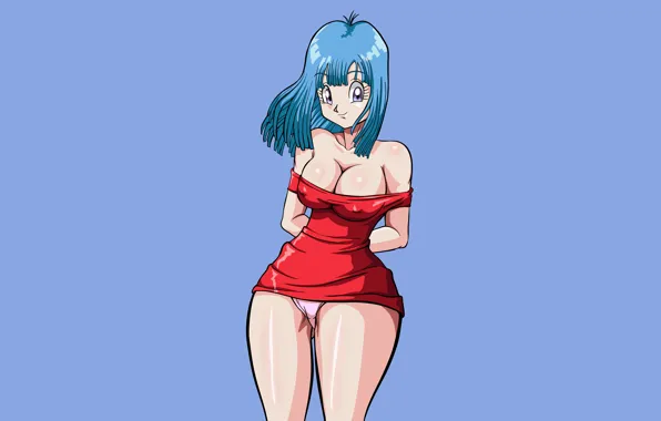 Girl, sexy, pantsu, cleavage, panties, long hair, dress, boobs