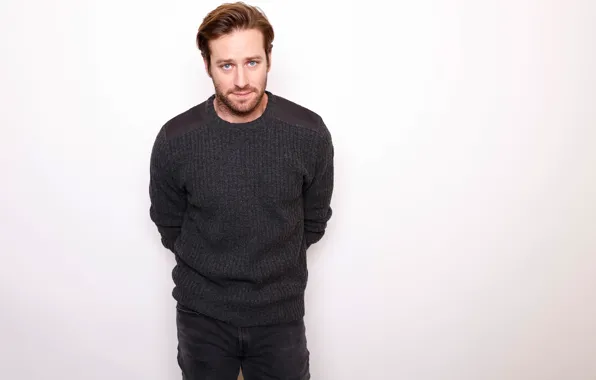 Лицо, джинсы, мужчина, свитер, молодой, Арми Хаммер, Armie Hammer