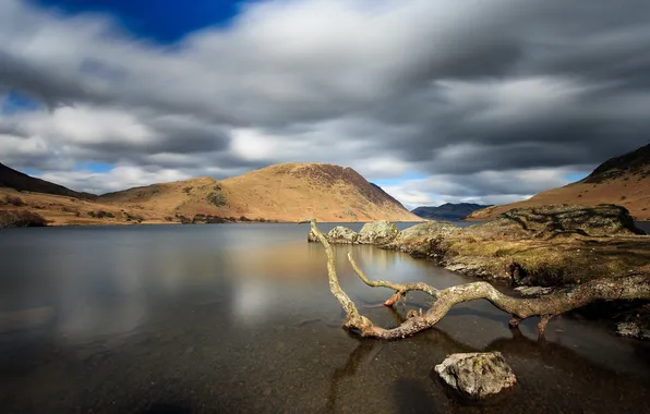 Картинка пейзаж, озеро, England, Buttermere