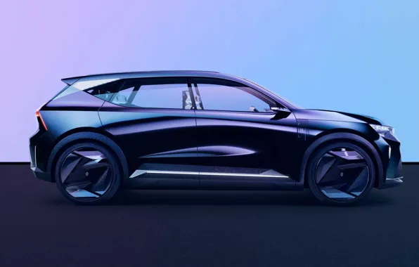 Картинка концепт, Renault, Vision, вид сбоку, Scenic