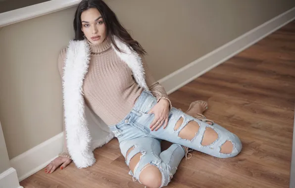 Картинка девушка, поза, Nicole