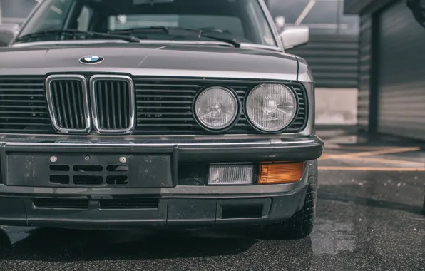 BMW, E28, BMW M5, headlights, grille