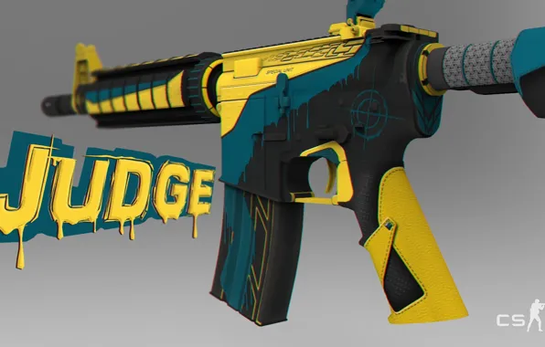 Раскрас, workshop, cs go, judge, custom paint job, m4a4
