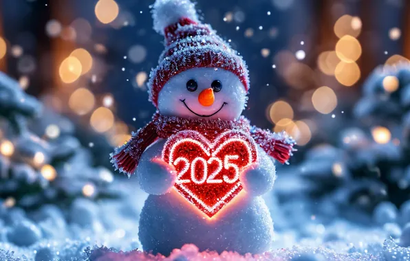 Новый год, Снеговик, 2025