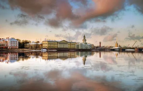 Картинка весна, Санкт-Петербург, набережная