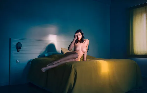 Girl, Light, Model, Color, Morning, Nude, Natural, Emotive