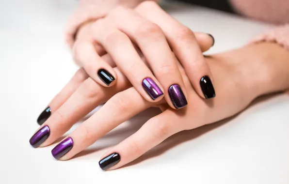 Woman, nails, manicure