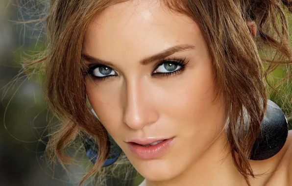 Картинка глаза, взгляд, модель, красавица, Malena Morgan