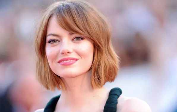 Взгляд, улыбка, макияж, актриса, фотосессия, hair, Emma Stone, Эмма Стоун