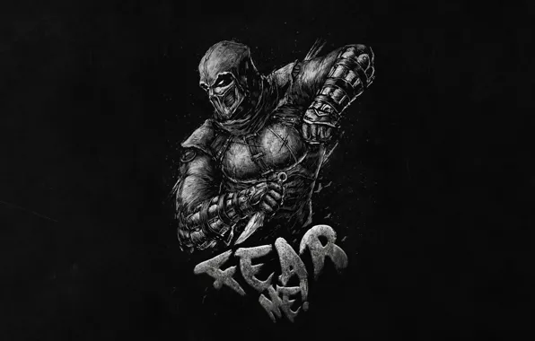 Боец, Art, Смертельная Битва, Mortal Kombat, Мортал Комбат, Персонаж, Characters, Noob Saibot