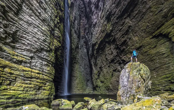 Картинка Ibicoara, Chapada Diamantina National Park, Водопад Фумасинья, Ибикоара, Fumacinha Waterfall, Национальный парк Чапада Диамантина