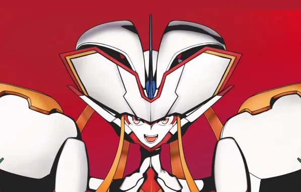 Красный фон, Strelitzia, Darling In The Frankxx, Милый во Франксе, франкс, Стрелиция