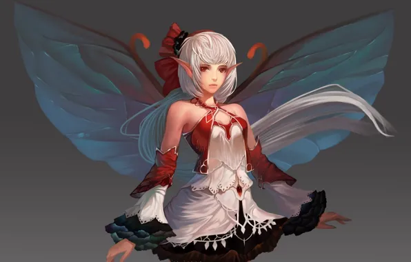 Девушка, бабочка, фея, Final Fantasy