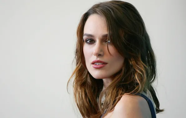 Взгляд, поза, модель, макияж, актриса, Кира Найтли, Keira Knightley, hair