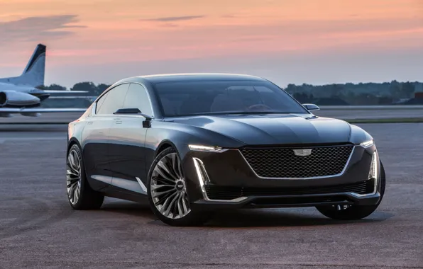 Concept, закат, Cadillac, 2016, Escala