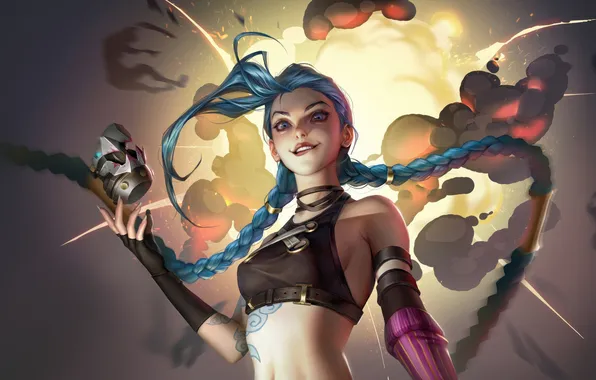 Картинка chaos, queen, jinx
