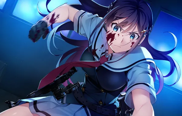 Девушка, злость, кровь, Grisaia: Phantom Trigger