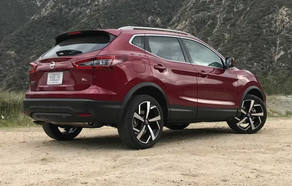 Картинка Nissan, вид сзади, Rogue, Sport