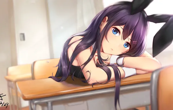 Девушка, кролик, класс, Seishun Buta Yarou wa Bunny Girl Senpai no Yu