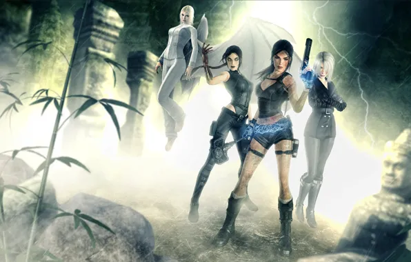Картинка Lara Croft, Tomb Raider: Underworld, Amanda Evert, Jacqueline Natla