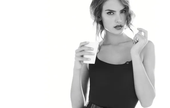 Взгляд, девушка, модель, Alessandra Ambrosio, красивая, Алессандра Амброзио
