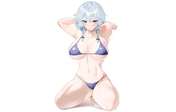 Girl, hot, sexy, boobs, anime, pretty, big boobs, babe