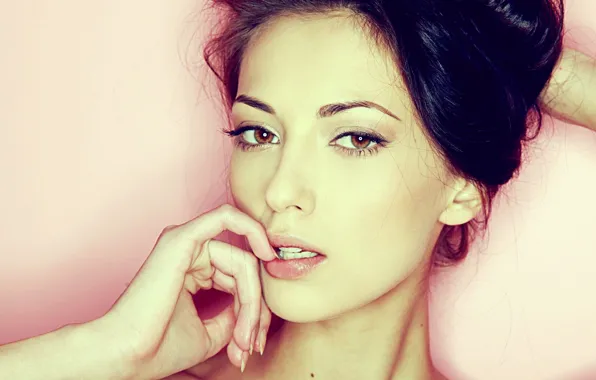 Взгляд, девушка, лицо, анна сбитная, Anna Sbitnaya