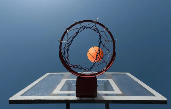 Картинка мяч, щит, баскетбол