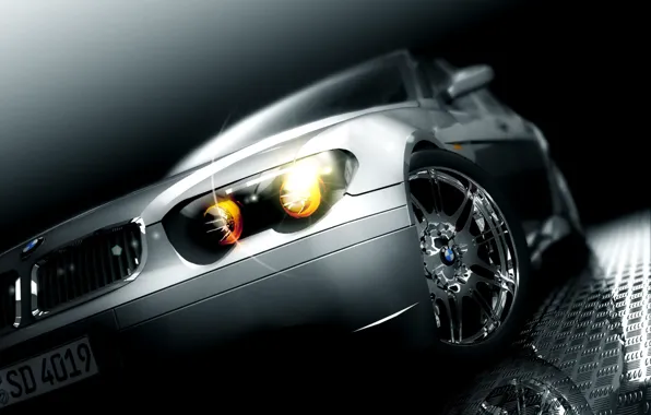 Свет, серый, BMW