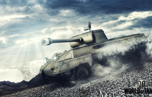 Игры, США, Games, Art, World of Tanks, Wargaming Net, FuriousGFX, M18 Hellcat