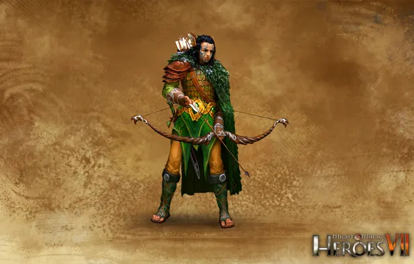 Лук, Охотник, Might &amp; Magic 7, Герои меча и магии 7, Лесной союз