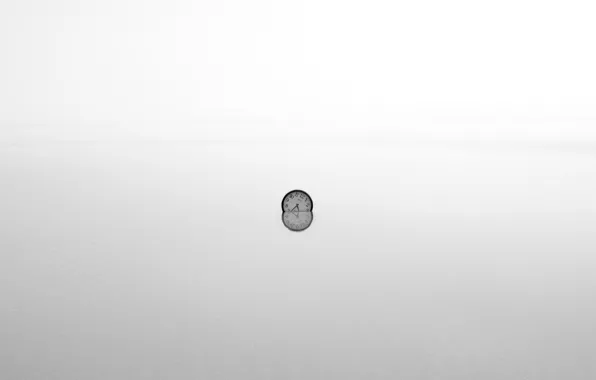 Картинка вода, туман, часы