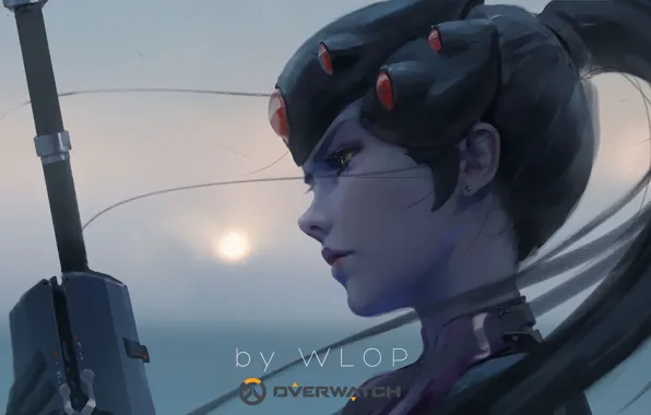 Картинка Game, Blizzard Entertainment, Overwatch, Widowmaker, By Wlop