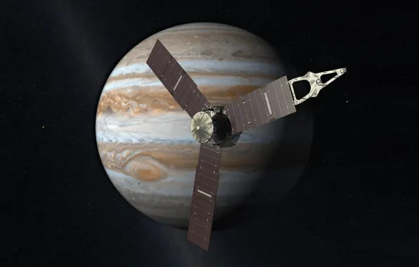 Картинка Юпитер, Юнона, зонд