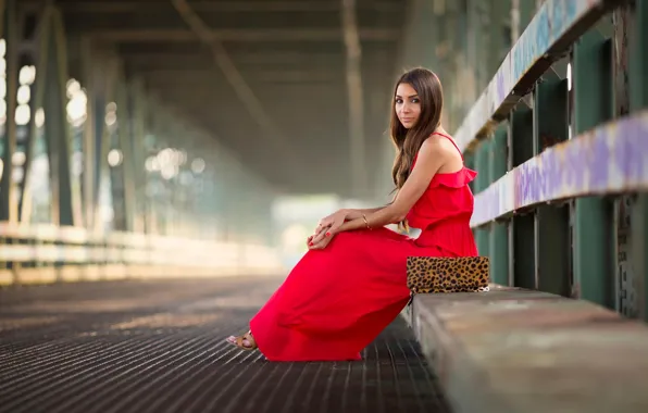 В красном, Red Dress, Fashion Photography