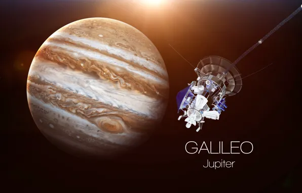 Картинка satellite, saturn, Galileo