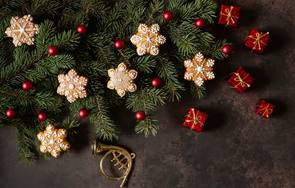 Картинка украшения, Новый Год, печенье, Рождество, christmas, wood, merry, cookies