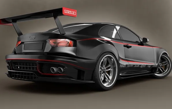 Картинка Audi, GTR, Back