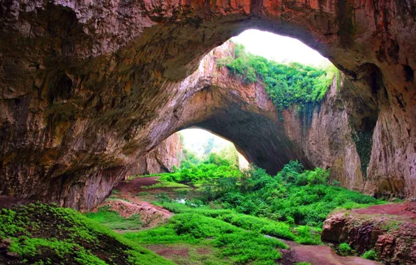 Nature, canyon, cave, bulgaria